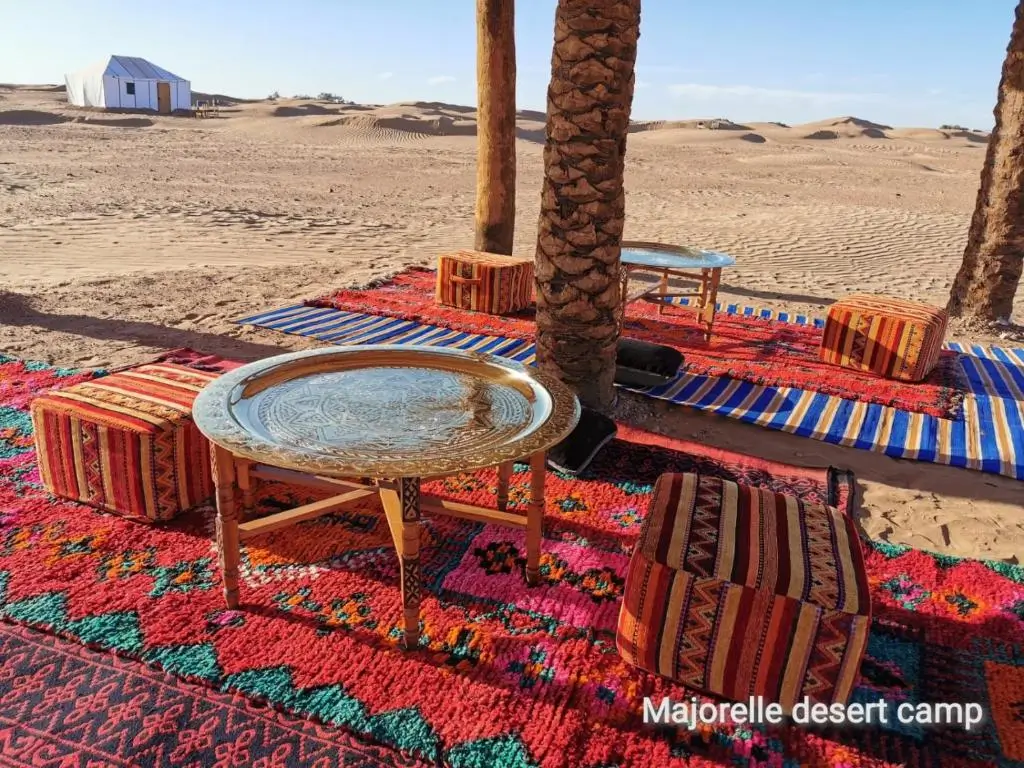 majorelle desert camp in zagora