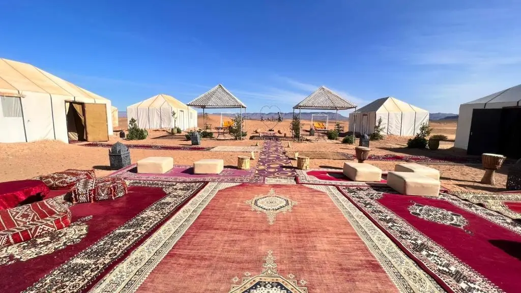 sahara luxury camp in zagora